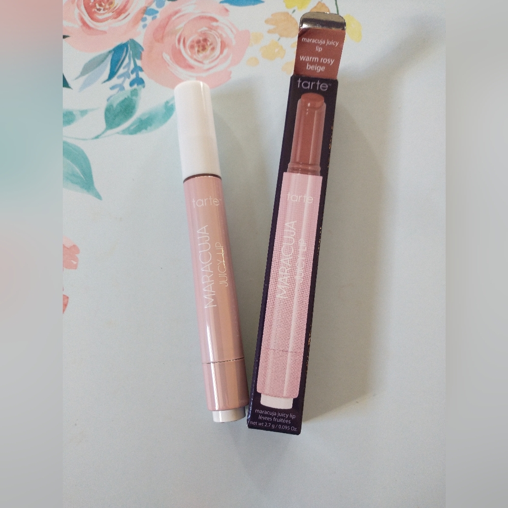 Tarte Maracuja Juicy Lip Balm Gloss - Warm Rosy Beige